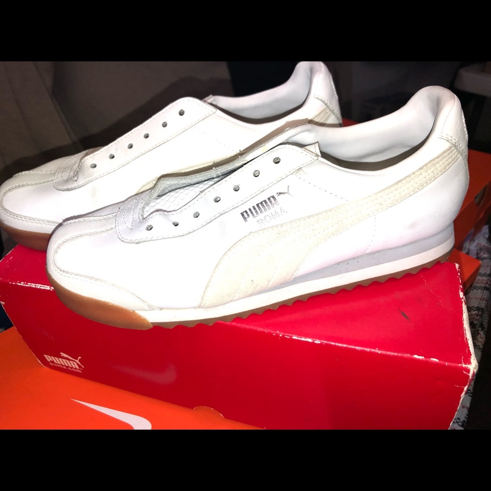 PUMA SNEAKERS all leather